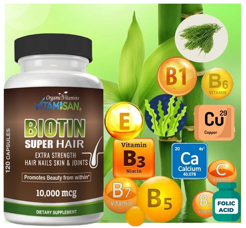 Hair Growth Vitamins Hair Loss support to Growth  240 caps GROW BOOST - Image 4 of 4