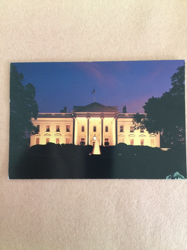 Postcard The White House at Night.
