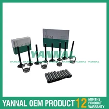 New 4D32 Intake & Exhaust Valve Guide Seat Kit For Mitsubishi