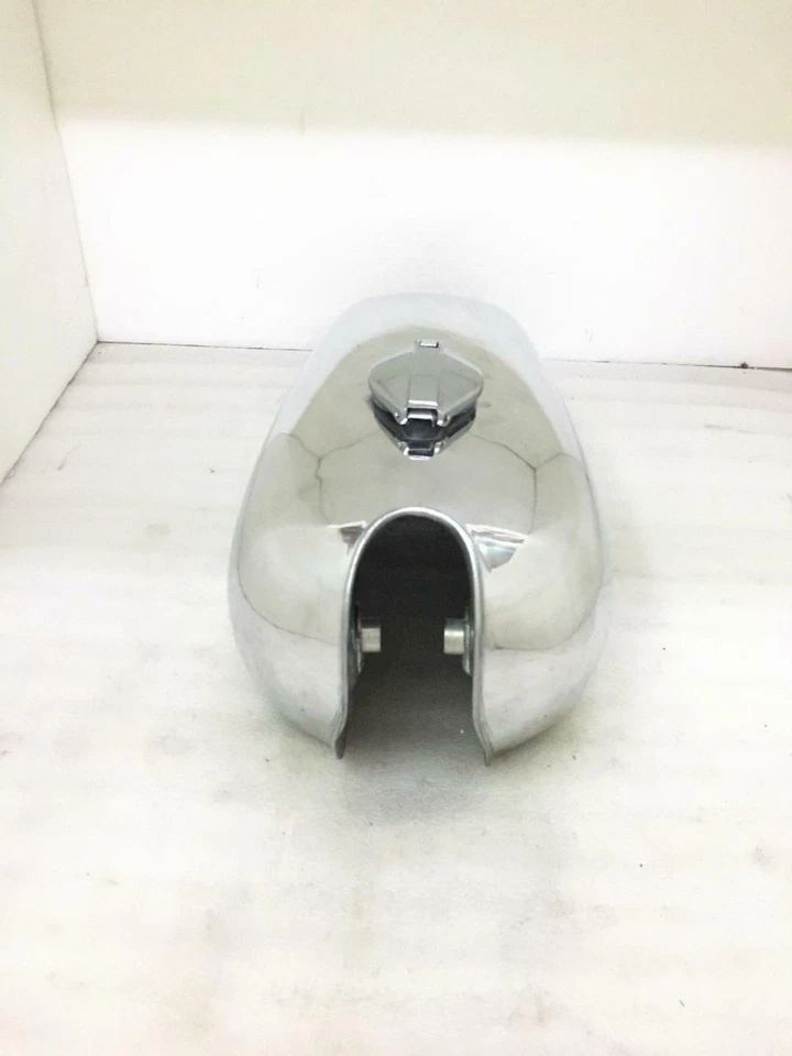 Подходит для Yamaha RD350 RD 350 полированный алюминиевый бак 1973-1975 - Изображение 4 из 4