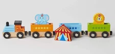 The Original Toy Company Solid Hardwood Circus Train Playset - 425538