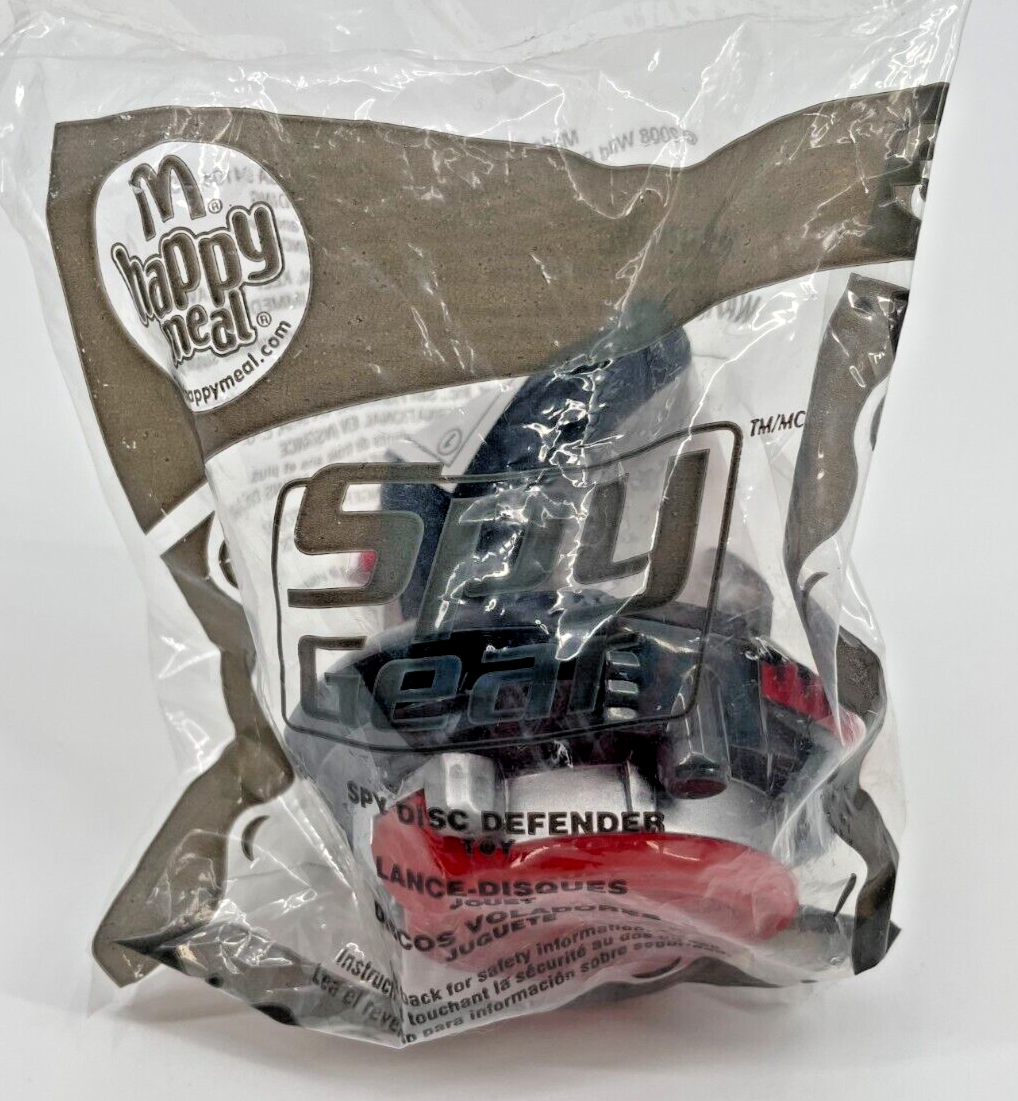 Vintage McDonald's Happy Meal Toys 2008 Spy Gear Spy Disc Defender #3