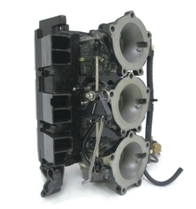 824854T Mercury Outboard 90HP 3-Cyl WME 108 Carburetors Fuel Intake AY 1999-2004