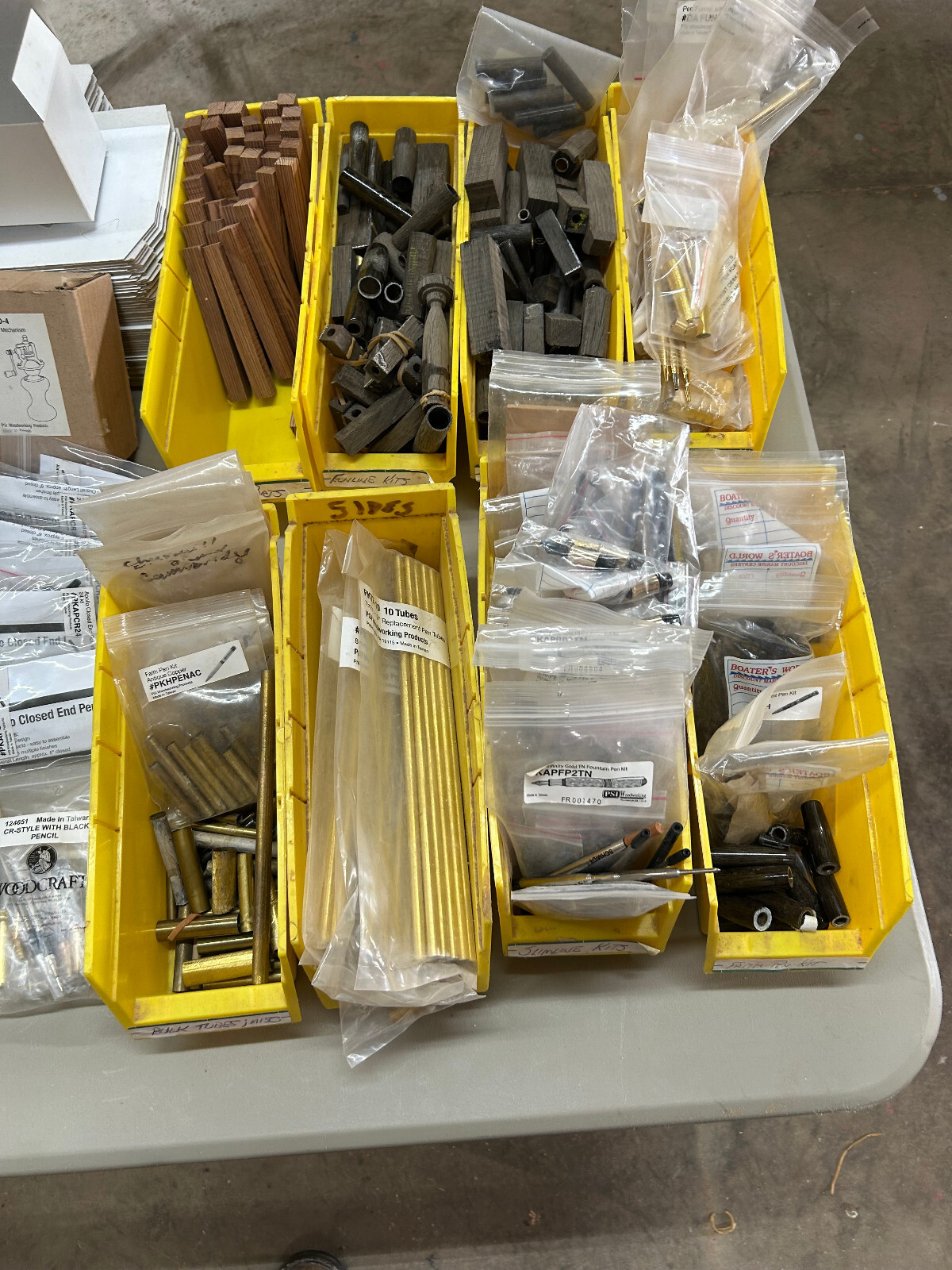 Pen turning business start up kit. Includes kits, parts, accessories, tools