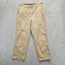 Weatherproof Pants Mens Size 34x32 Beige Canvas Utility Workwear Pant
