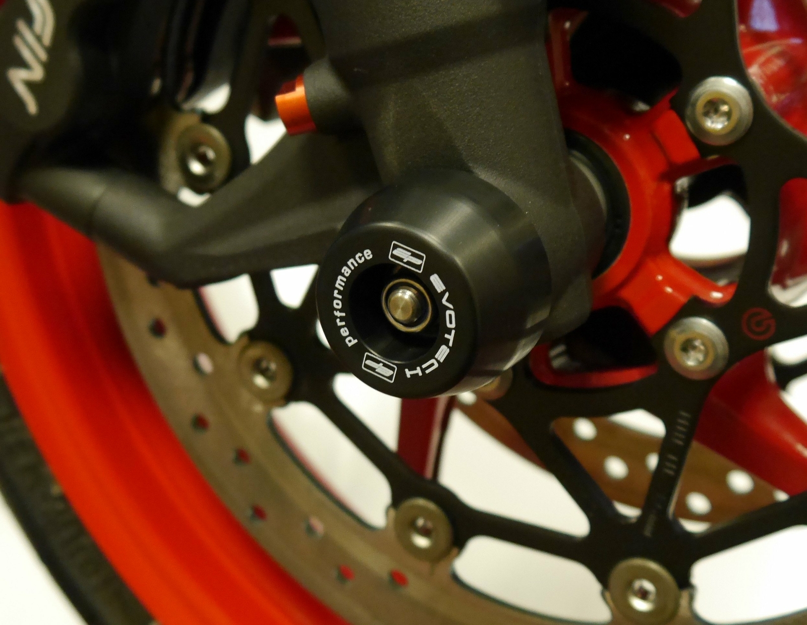 Evotech Per EP Triumph Street Triple RX Front Fork Spindle Bobbins 2015 - 2016 Niska cena, bardzo popularna