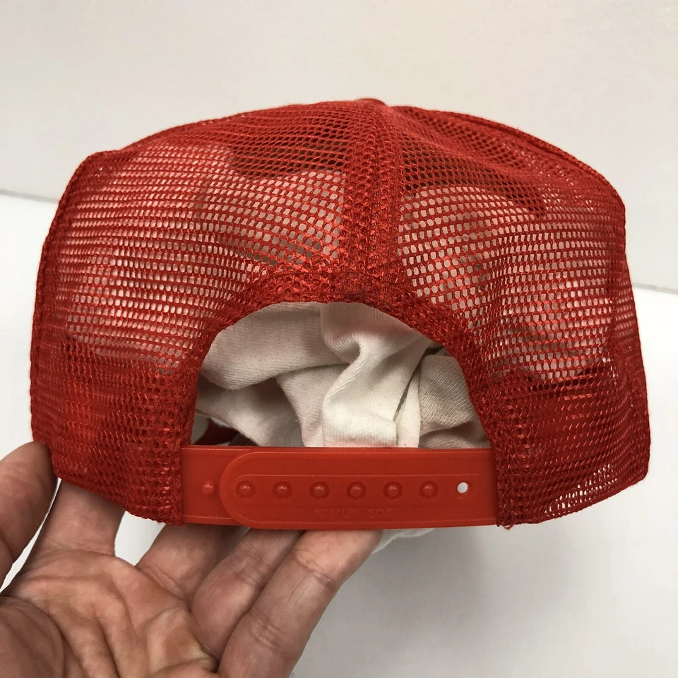 Nuevo de Lote Antiguo Nissun De Colección Cosechadora Internacional Malla CAMIÓN Sombrero TRACTOR DE GRANJA Gorra Snapback Foto 4 de 4