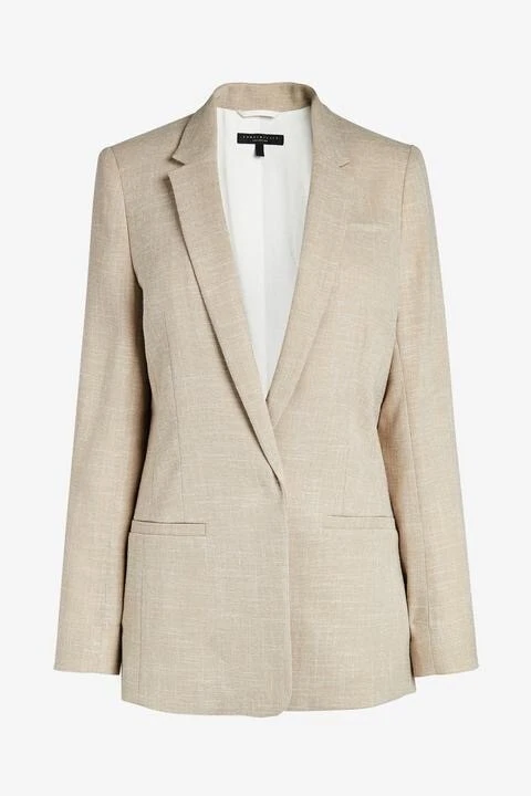 New ex Next Emma Willis Classic Beige Tailored Lined Pocket Blazer RRP £55 8-20