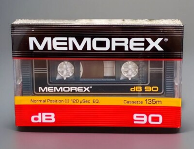 1 Memorex DB 90  1985  Audiokassette  NEU   OVP ungeöffnet
