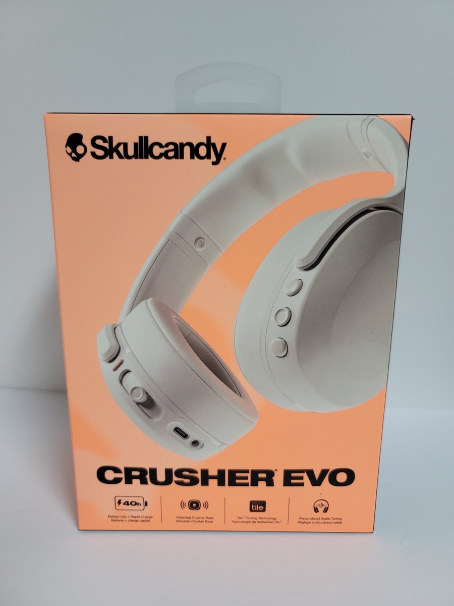 Skullcandy Crusher Evo Over-Ear Wireless Headphones with Skullcandy Crusher Evo Over-Ear Wireless Headphones with