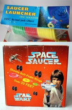 VINTAGE 1994 SPACE SAUCER STAR WARS LAUNCHER DISC SHOOTER REFILL PACK MIN YIN