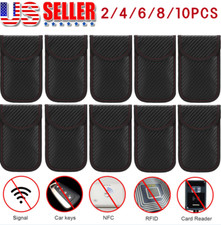 2-10X Faraday Cage Pouch RFID Blocking Bag Car Key Signal Blocker Case Universal