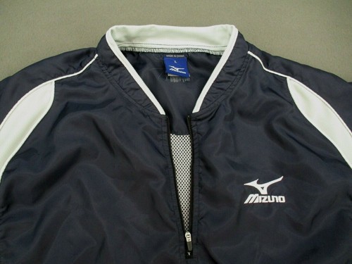 Mizuno Pullover Jacket Adult Large Blue 