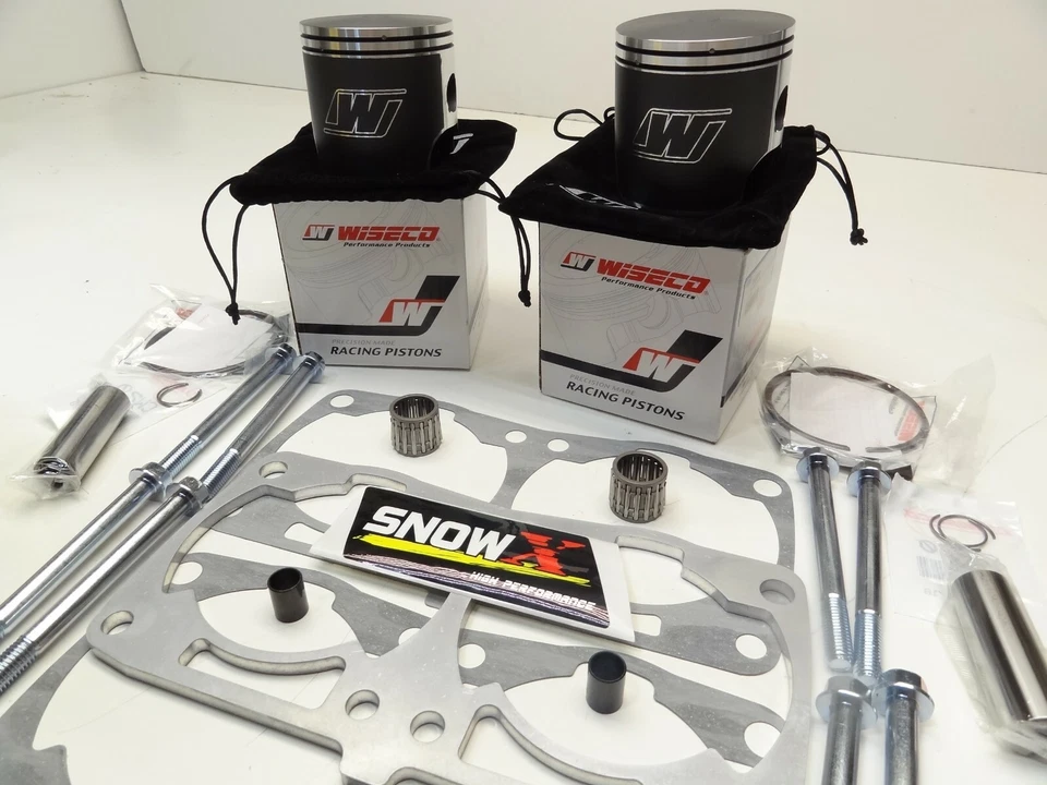 WISECO Polaris 800 2010 2011 2012 Kit de fijación Pistones Pernos espaciadores RMK Pro Dragon Foto 3 de 3