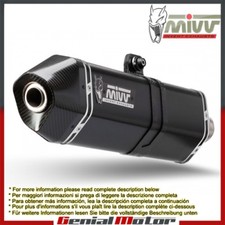 Terminale Scarico MIVV Speed Edge Nero inox per Honda Integra 750 2012 > 2013
