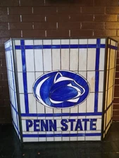 Penn State Stained Glass Fireplace Surround