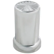 GG 10259 - 33 MM X 3 3/8 Inch Chrome Pin Wheel Push On Lug Nut Cover