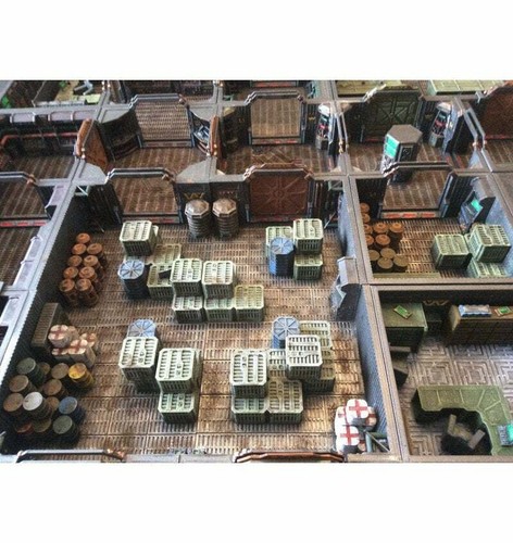 Standardkorridor 3 Wege - Admin Eingang | Legion Space Hulk Imperial Assault - Bild 4 von 5