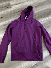 Under Armor Women  s Cold gear Hooded Sweatshirt Size S Burgundy