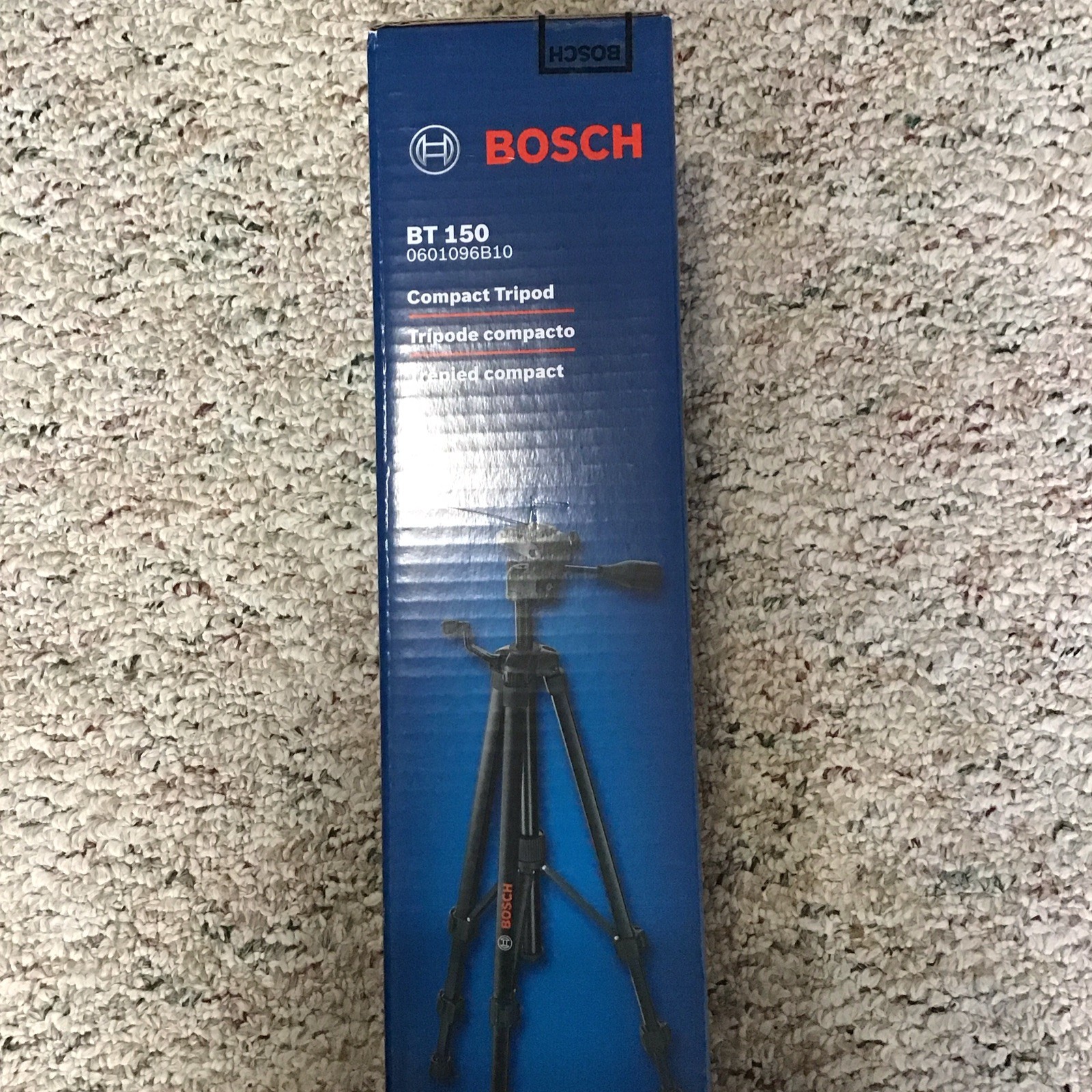 Bosch BT150 Compact Extendable Tripod With Adjustable Legs Brand New