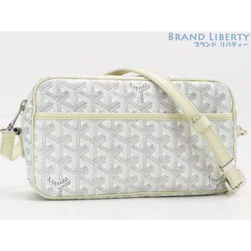Goyard Cup Veil PM Bag Crossbody Shoulder Pochette Pouch White Used LIBR-0