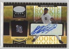 2004 Leaf Certified Cuts Marble Gold Signatures 11/25 Roberto Novoa Auto 0b2