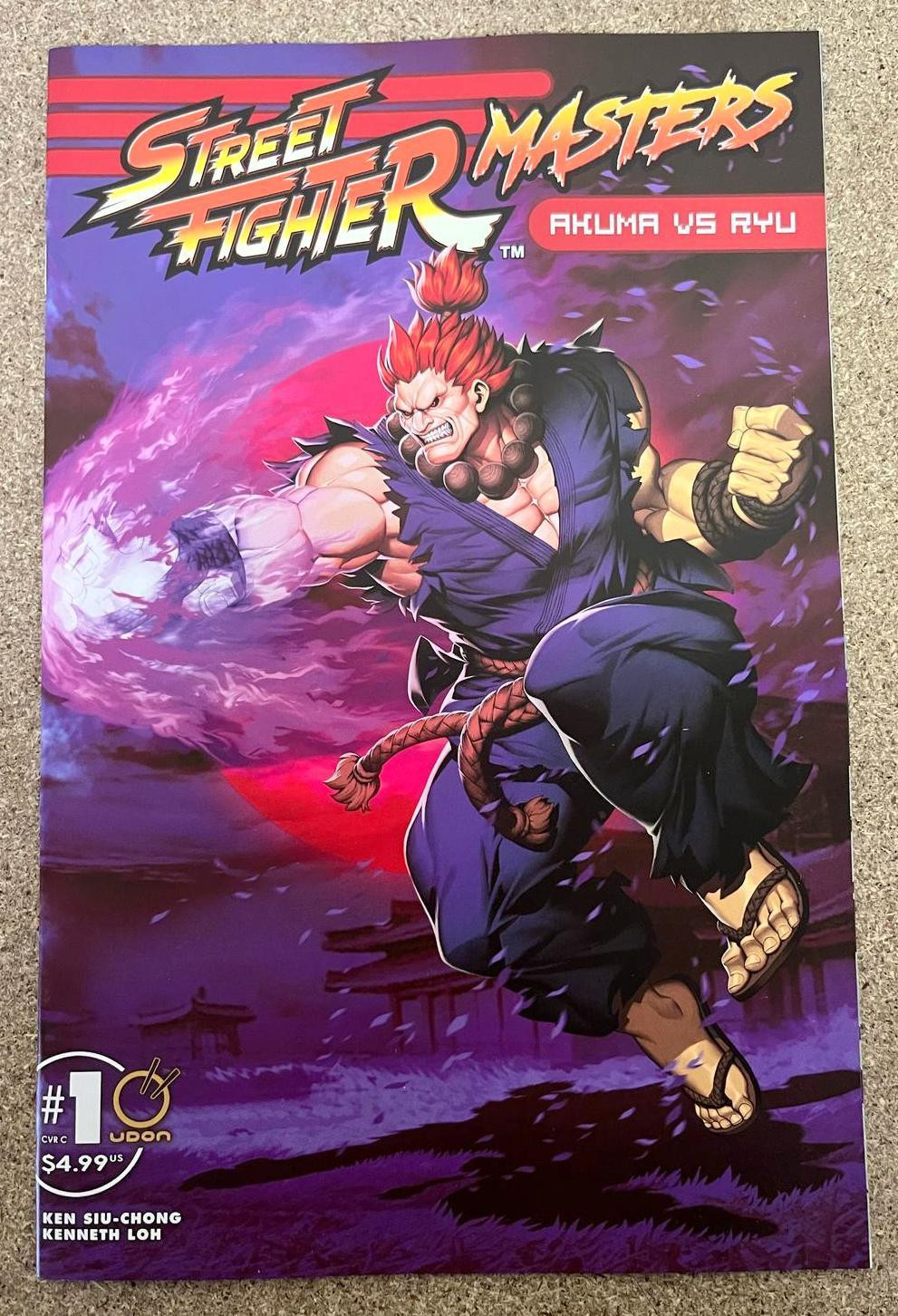 Street Fighter Masters: Akuma Vs Ryu #1 Cover C Comic