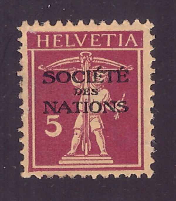 Schweizer Ämter SDN Nr. 28 * MH seltene alte Marke 1927 signiert Brun! Mi: 180€!