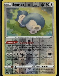 Snorlax 131/185 Vivid Voltage Reverse Holo Rare