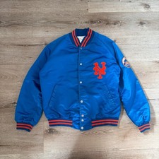 Bomber piccolo vintage anni 80 Pyramid New York Mets cucito raso