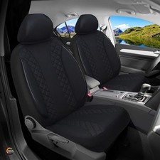 Schonbezüge Sitzbezüge für VW Golf Sportsvan Bj 2014-21 in Schwarz N304