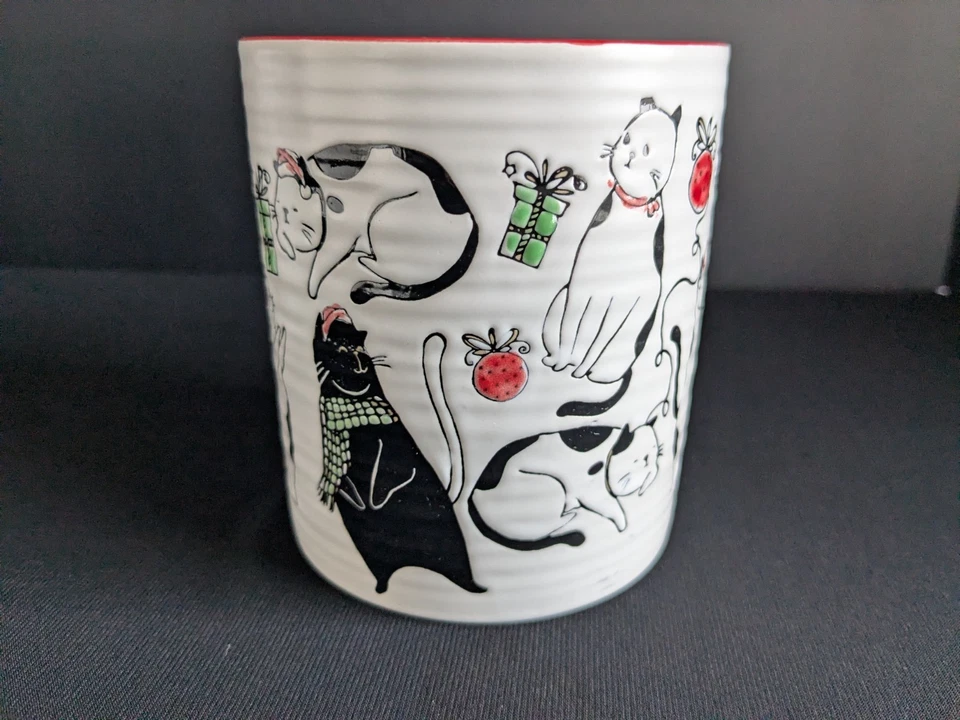 Tazas de Navidad Spectrum Designz para gatos (juego de 2) de gran tamaño Foto 3 de 4