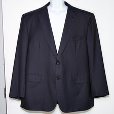 BRIONI Blue Wool Super 160s Colosseo 2-Button Blazer Jacket Men's 58R 58 Regular