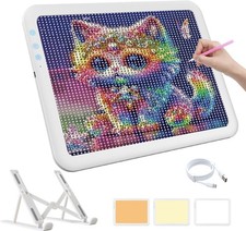 Rechargeable A4 Diamond Art Light Board,Super Bright Tracing White