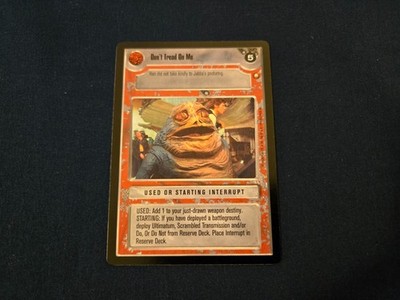 Star Wars CCG Special Edition Don't Tread On Me