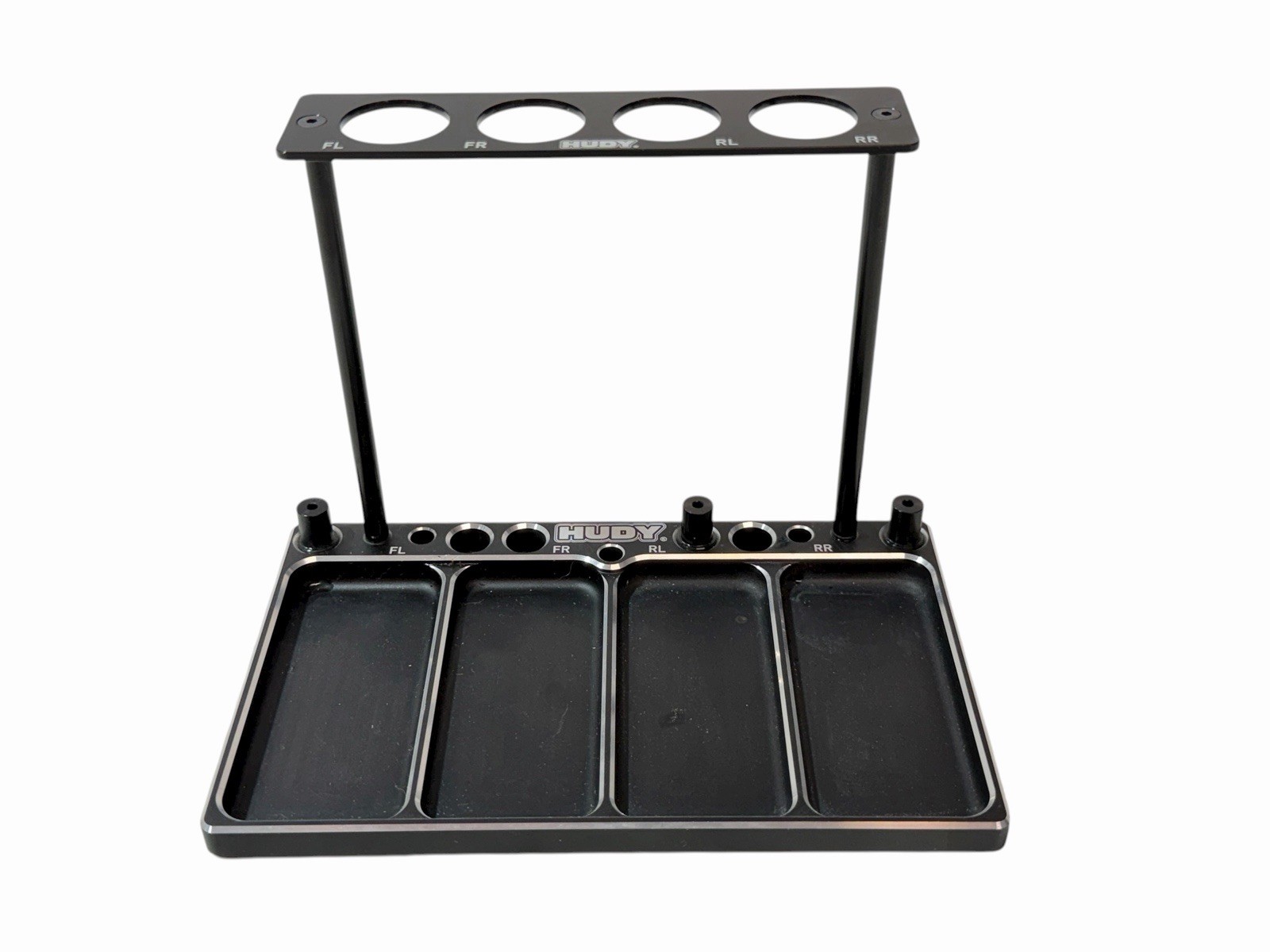 Hudy 1/8 Off-Road Diff & Shocks Aluminum Tray HUD109802