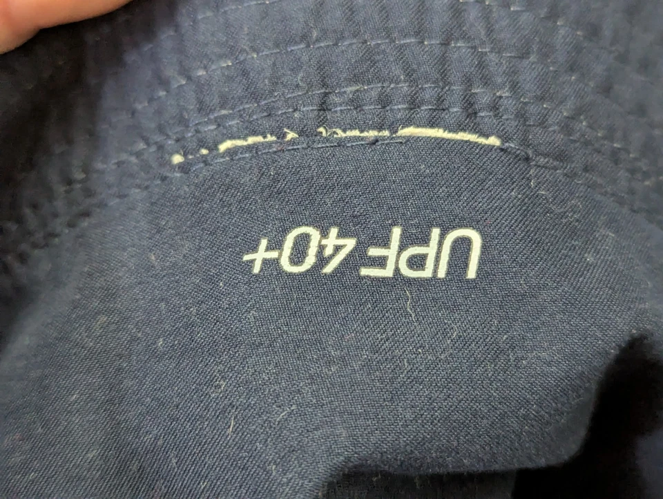 Gorra Nike Infantil Bucket Azul UPF 40+ Correa Ajustable Niño Bebé Reversible Foto 4 de 4