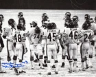 MIKE HARTENSTINE Signed Photo Chicago Bears 1977 Defensive Line (c) COA