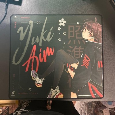 Yuki Aim 2021 Gaming Mauspad Schwarz Große Glatte Oberfläche Präzision