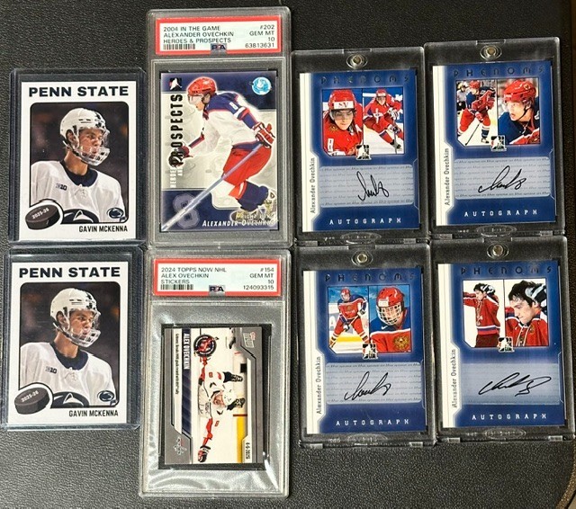 Alexander Ovechkin Card Lot. In The Game Phenoms SP. Heroes and Prospects.