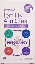 BUY 3 GET 1 FREE Add4) Proov - 4-in-1 Fertility Test Promote Chance of Pregnancy