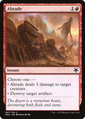 Abrade #67 (LP) Game Night: Free-For-All GN3 Magic MTG