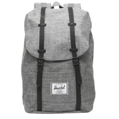 Herschel Supply Co. Retreat Large Backpack Gray Casual School Travel Bag NWOT