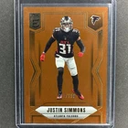 2025 Donruss Elite Football Orange Justin Simmons #95