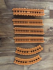6 x Thomas the tank engines Trackmaster Spare Parts train track curved straight