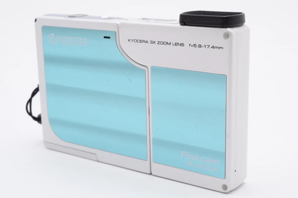 Kyocera Finecam SL400R 4.0MP Digital Camera Sky Blue w/Battery [Exc] #2475119 - Image 2 of 4