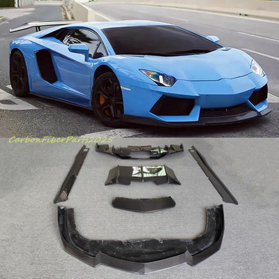 For Lamborghini Aventador LP700 Real Carbon Fiber Front Rear Splitter Sideskirts