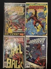 Marvel Comics Daredevil Comic Book Lot Bronze Age Vintage Black Widow Spider-Man