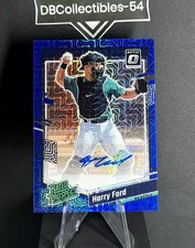 2023 Donruss Optic Harry Ford Blue MOJO Rated Prospect Auto 16/20 Seattle