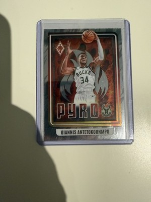 2023-24 Panini Phoenix Basketball Pyro Giannis Antetokounmpo Milwaukee Bucks